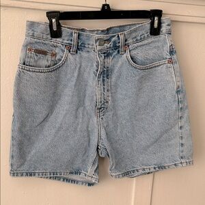 Vintage 90s Calvin Klein Jeans Light Blue Denim Dad Shorts